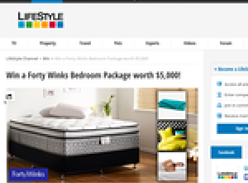 Win a Forty Winks bedroom package worth $5,000!