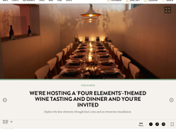 Win a Four Elements wine tasting & dinner