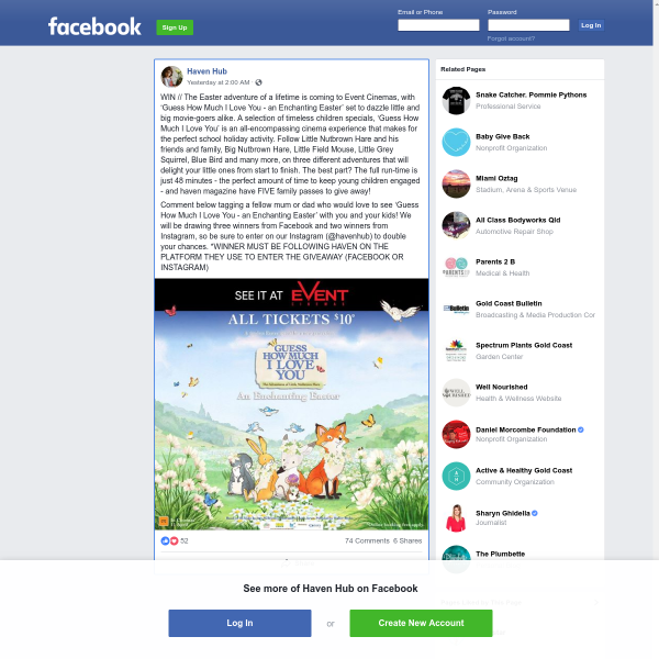 Win a FP to see Guess How Much I Love You, An Enchanting Easter