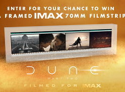 Win a Framed IMAX 70MM Filmstrip
