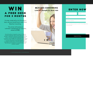 Win a Free Desk for 3 Months