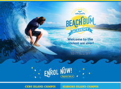 Win a FREE week-long beach bum course in the Philippines!