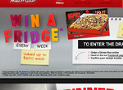 Win a fridge every week, valued up to $1250!