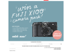 Win a Fuji X100 Camera Pack valued at $1,000!