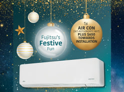 Win a Fujitsu Lifestyle Reverse Cycle Split System Air Conditioner