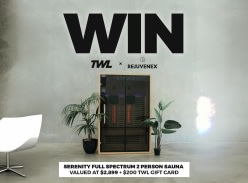 Win a Full Spectrum 2 Person Sauna