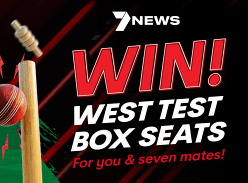 Win a Fully Catered 8-Seat Outdoor Box on Day 3 of the West Test in Perth