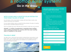 Win a Fully-Installed 3kw Solar Power System