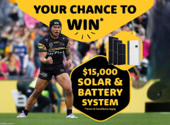 Win a Fully Installed Solar and Battery System