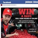 Win a fully-maintained Toyota RAV4 for a year, including petrol & insurance! - Melbourne Renegades