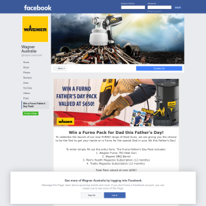 Win a Furno pack for dad this Father's Day! - Wagner Australia