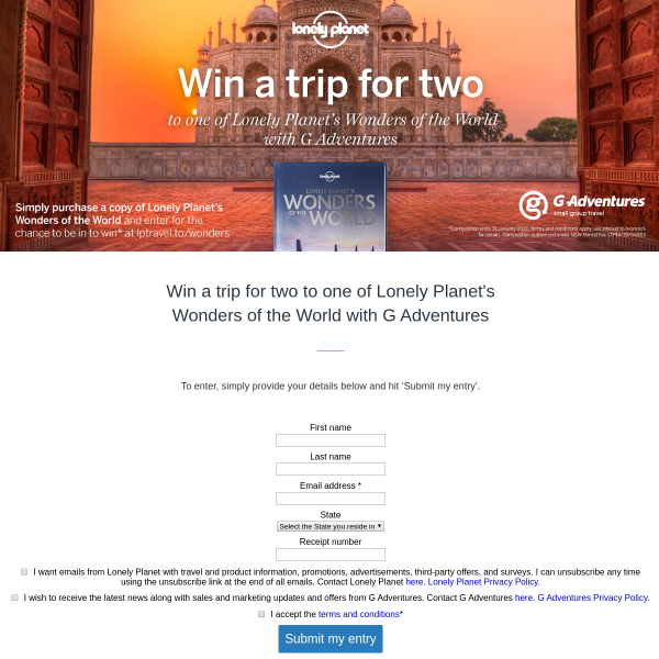 Win a G Adventures Trip for 2