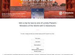 Win a G Adventures Trip for 2