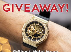 Win a G Shock GM2100MG-1A Gold Watch