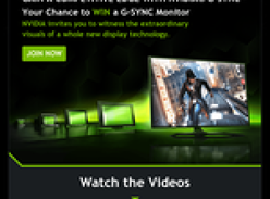 Win a G-SYNC Monitor!