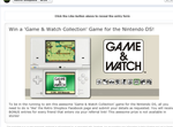 Win a 'Game & Watch Collection' game for the Nintendo DS!