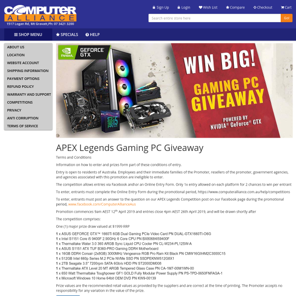 Win a Gaming PC Bundle
