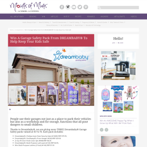 Win A Garage Safety Pack From Dreambaby