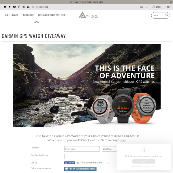 Win a Garmin Watch of Choice Worth Up to $1,400
