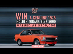 Win a Genuine 1975 Holden LH Torana SL/R 5000