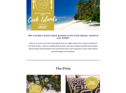 Win a Getaway For 2 to The Cook Islands