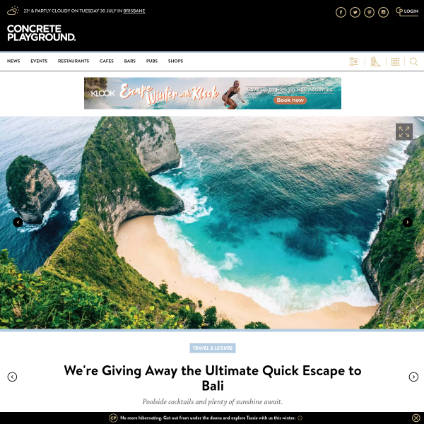 Win a Getaway to Bali for 2