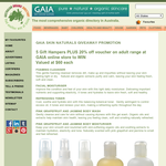Win a Gift Hamper PLUS 20% off voucher on adult range at GAIA online store