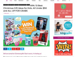 Win a Gift Playground Giant Christmas Prize Pack