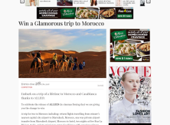 Win a glamorous trip to Morocco!