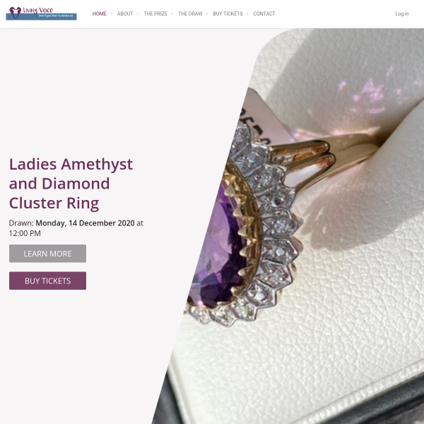 Win a Gold Amethyst and Diamond Ring