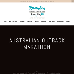 Win a Gold package trip for 2 to the 2018 Australian Outback Marathon!