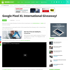 Win a Google Pixel XL from Android Authority