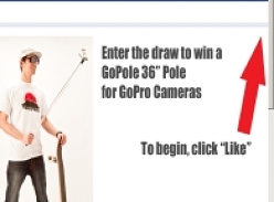 Win a GoPole Extension Pole For GoPro Cameras