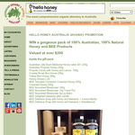 Win a gorgeous pack of 100% Australian, 100% Natural Honey and BEE Products