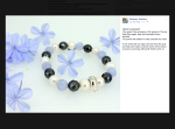 Win a gorgeous Thomas Sabo Blue Agate, Pearl & Heamatite charm bracelet!