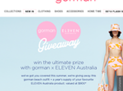 Win a Gorman beach outfit + a year's supply of your favourite 'ELEVEN Australia' product!