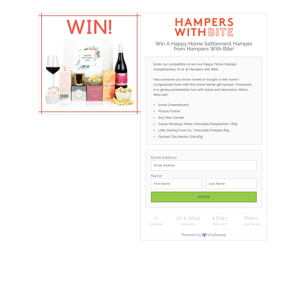 Win a Gourmet & Home Hamper