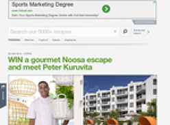 Win a gourmet Noosa escape & meet Peter Kuruvita!