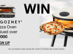 Win a Gozney Arc XL Pizza Oven & Accessories