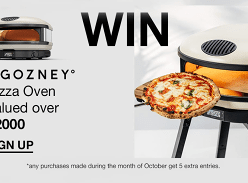 Win a Gozney Arc XL Pizza Oven & Accessories