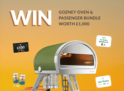 Win a Gozney Pizza Oven & Passenger Bundle