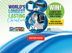 Win a great gift every month for a year!