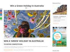 Win a green holiday in Australia!