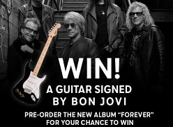 Win a Guitar Signed by Bon Jovi