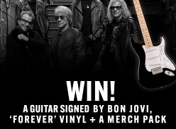 Win a Guitar Signed by Bon Jovi