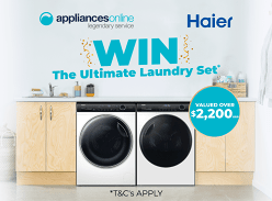 Win a Haier Ultimate Laundry Set