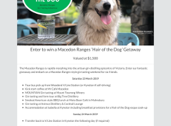 Win a ‘Hair of the Dog’ Getaway