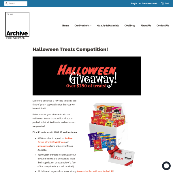 Win a Halloween Treats Pack