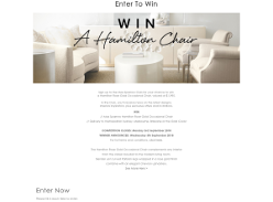 Win  a Hamilton Rose Gold Occasional Chair