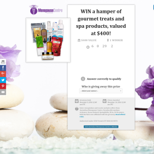 Win a hamper of gourmet treats & spa products, valued at $400!
